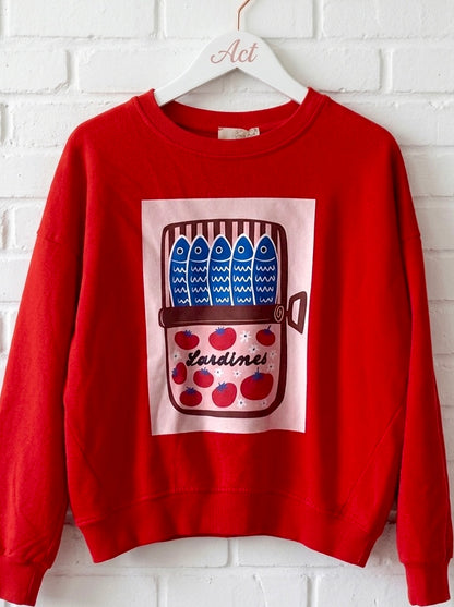 Sudadera sardines +1 color