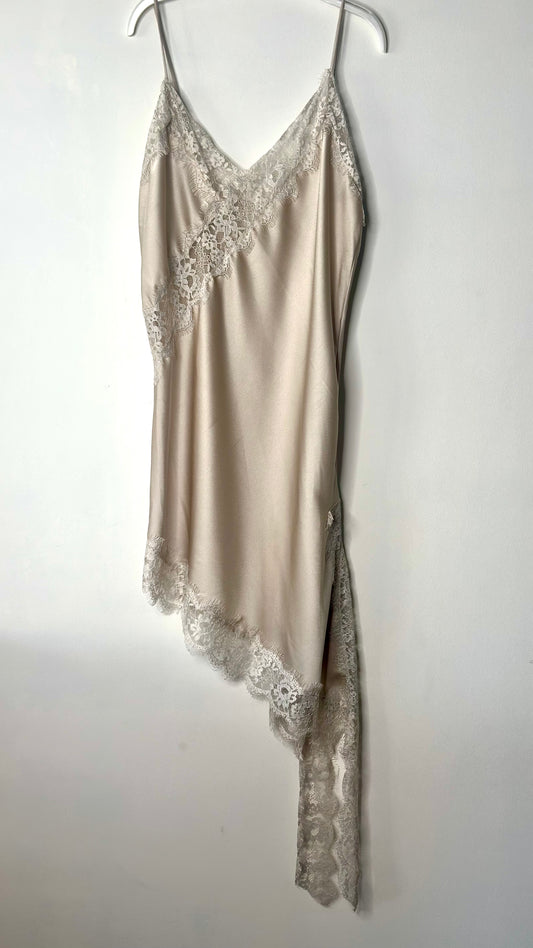 Vestido lencero asimétrico  + 5 colores