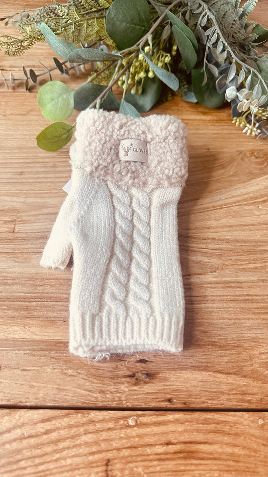 Mitones trenza +4colores