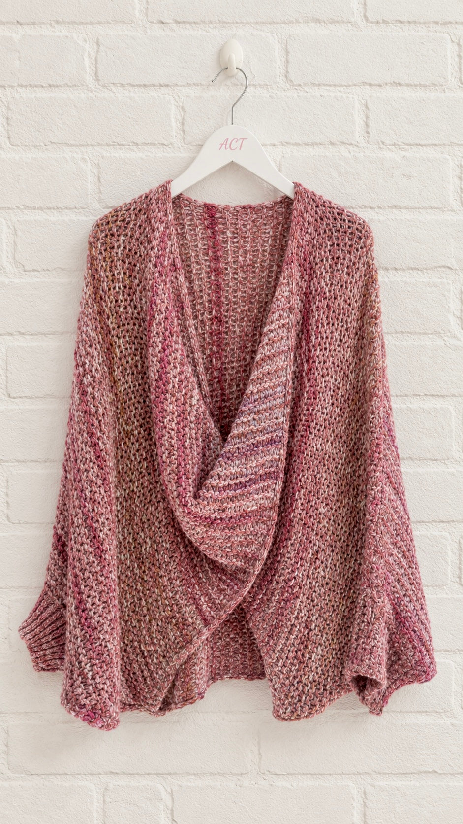 Cárdigan Poncho Jaspeado +4 colores