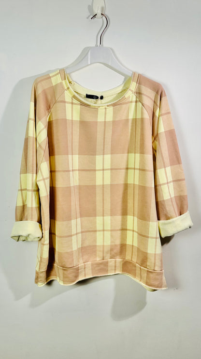 Sudadera cuadro bicolor + 1 color