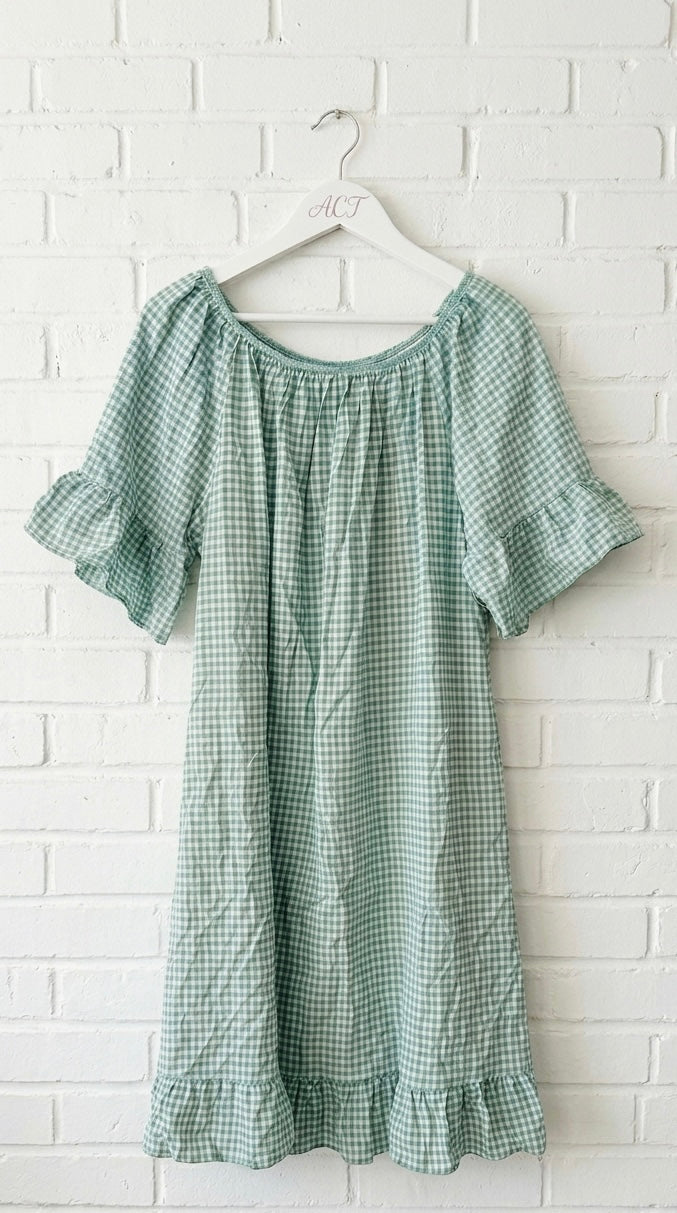 Vestido volantes vichy +7 colores