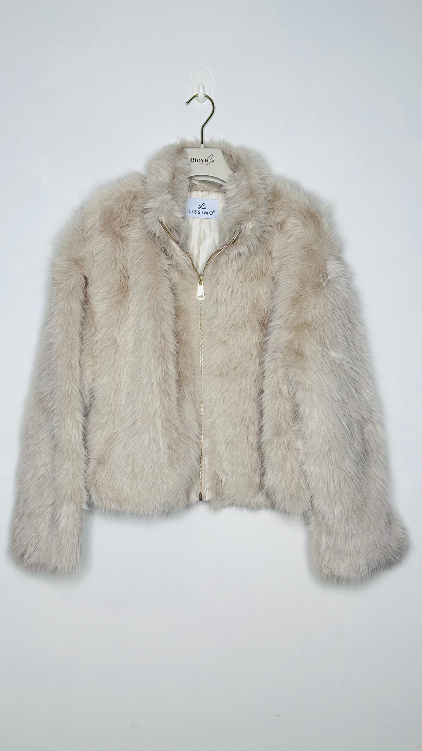 Chaqueta de pelo crop +4 colores