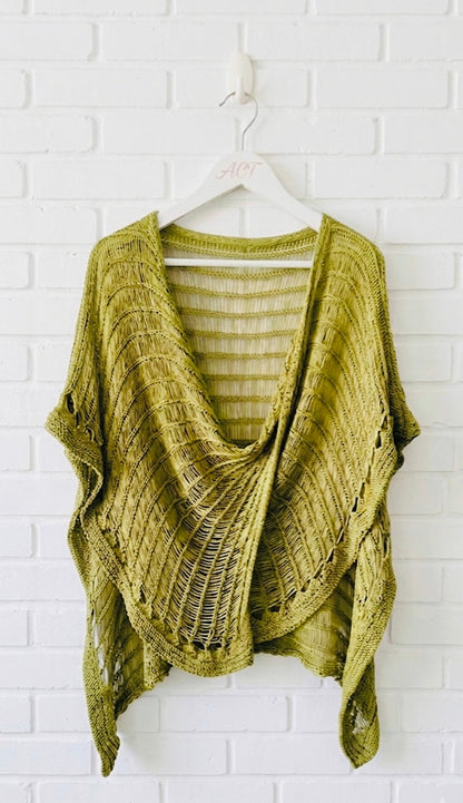 Poncho de hilo + 2colores