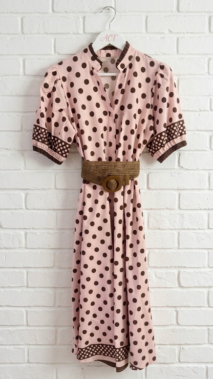 Vestido camisero polka +1 color
