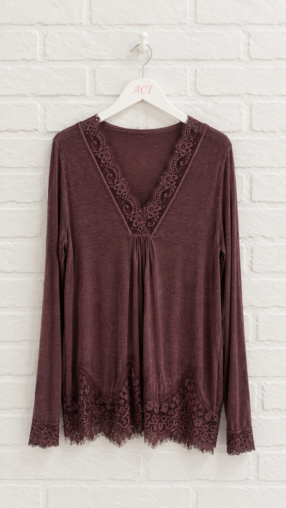 Lingerie-style T-shirt +5 colors