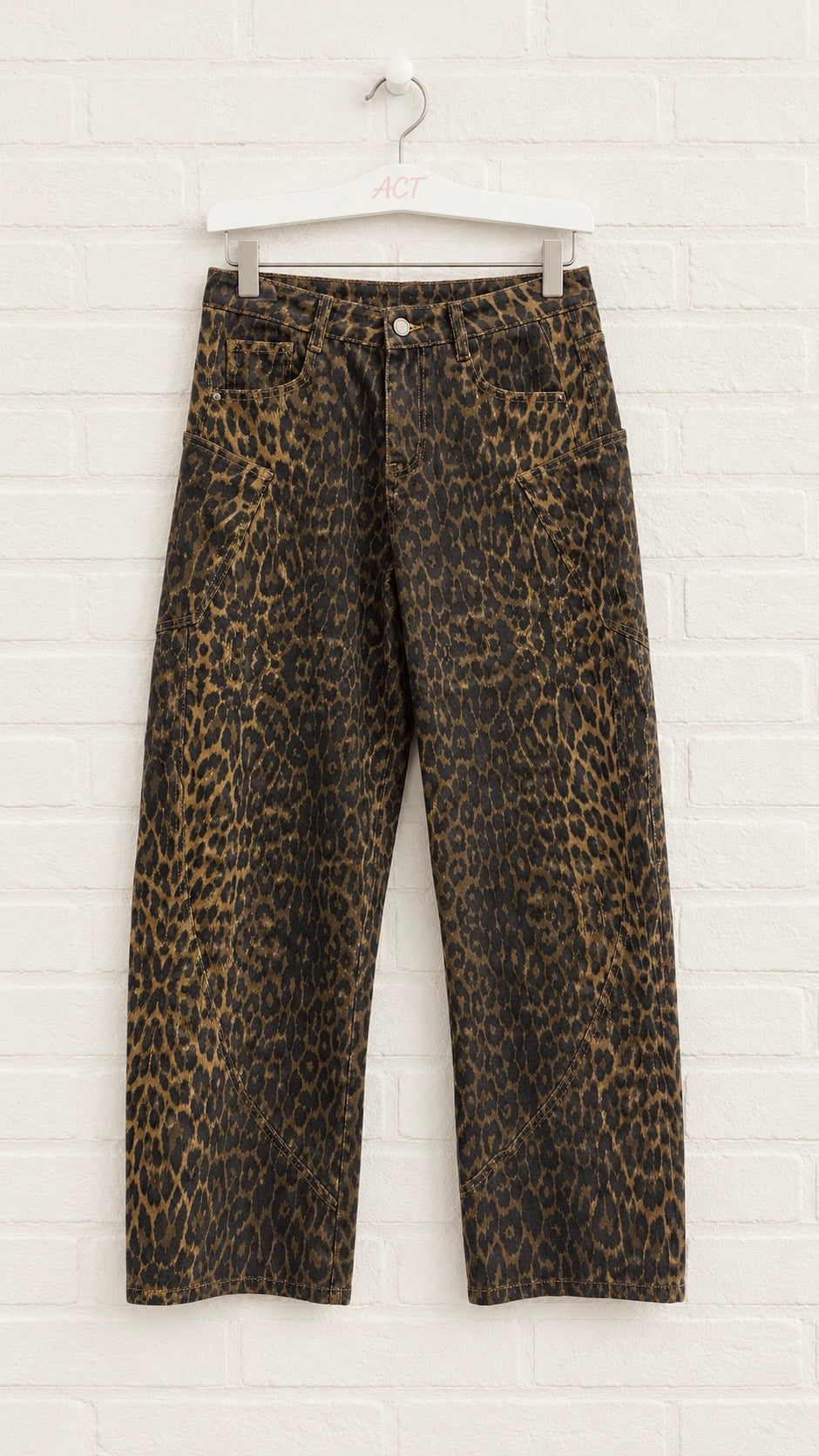 Pantalón Vaquero Leopardo