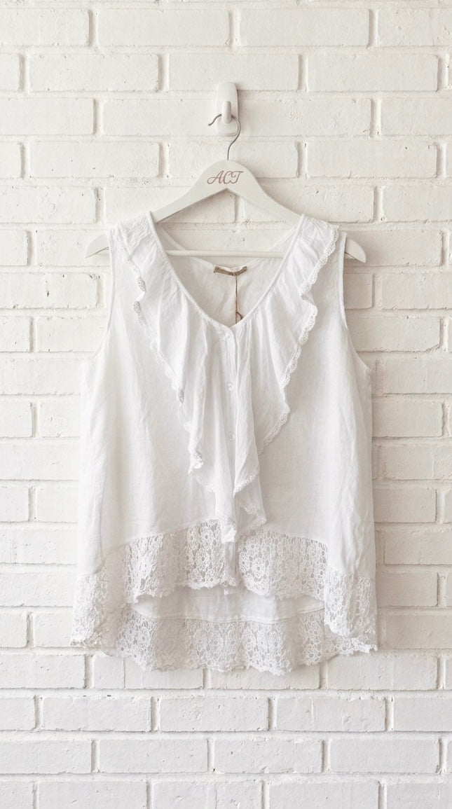 Blusa valentina con volantes +1 color