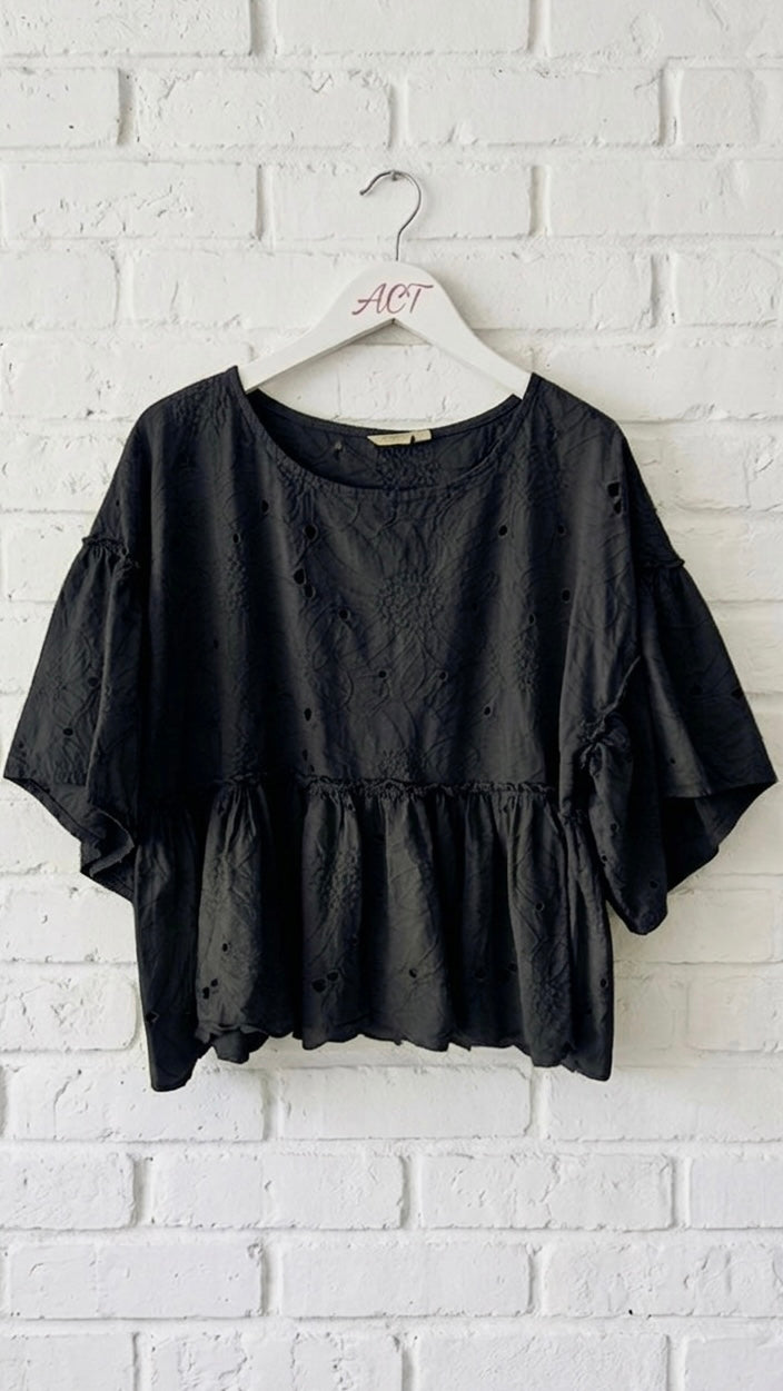 Blusa senda bordada +3 colores