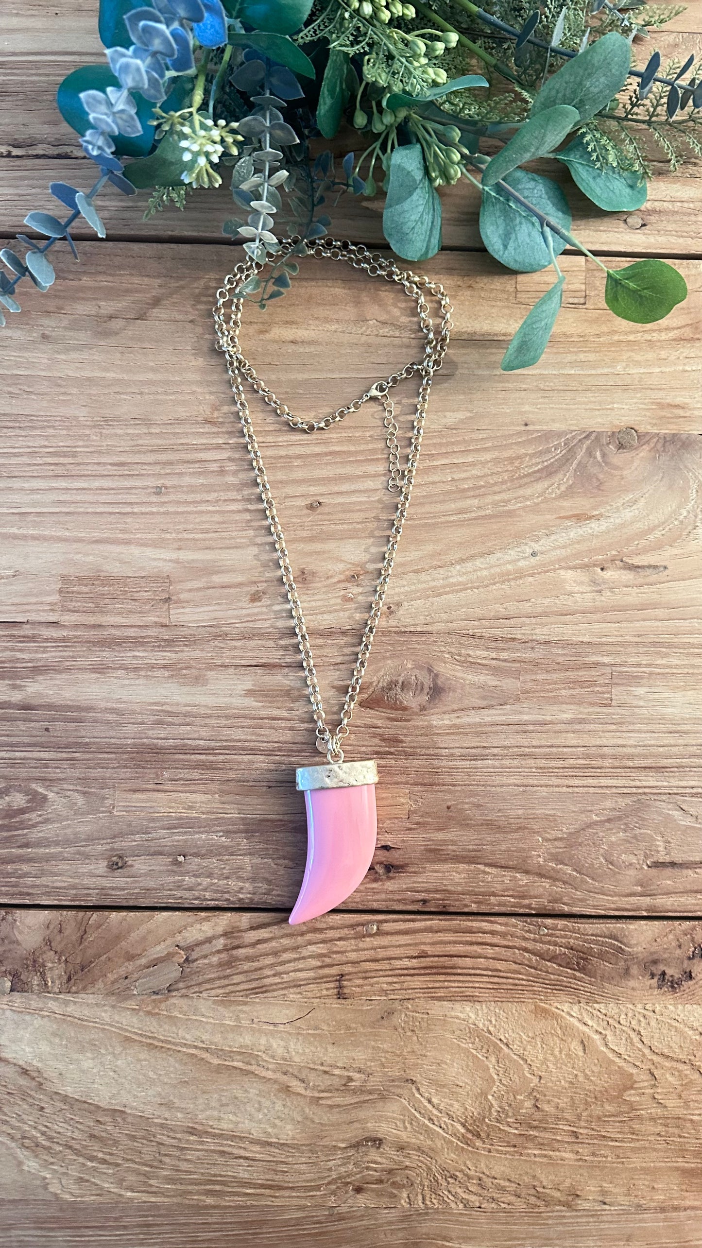 Collar cuerno  +4 colores