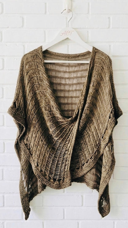 Poncho de hilo + 2colores