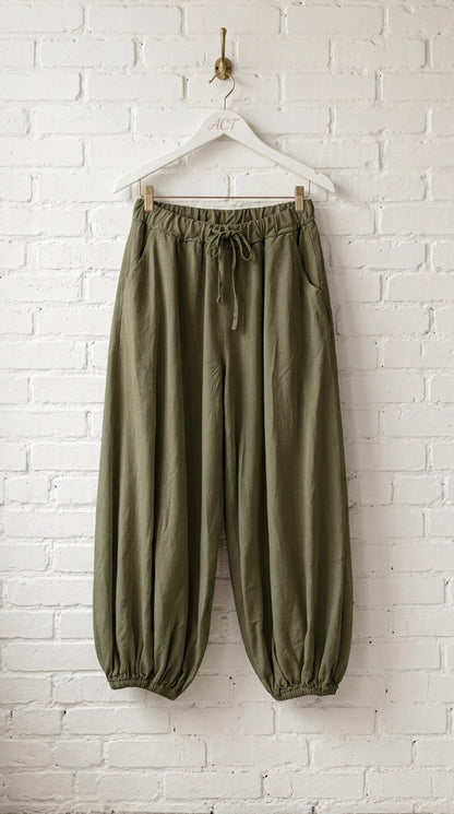 Pantalón Bombacho Tencel