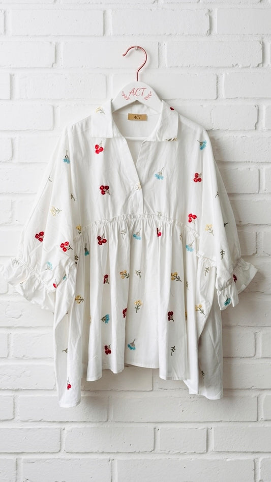 Blusa bordada mix