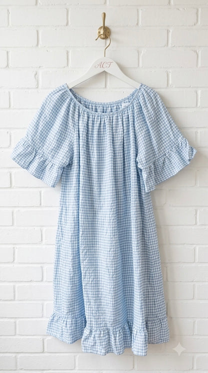Vestido volantes vichy +7 colores