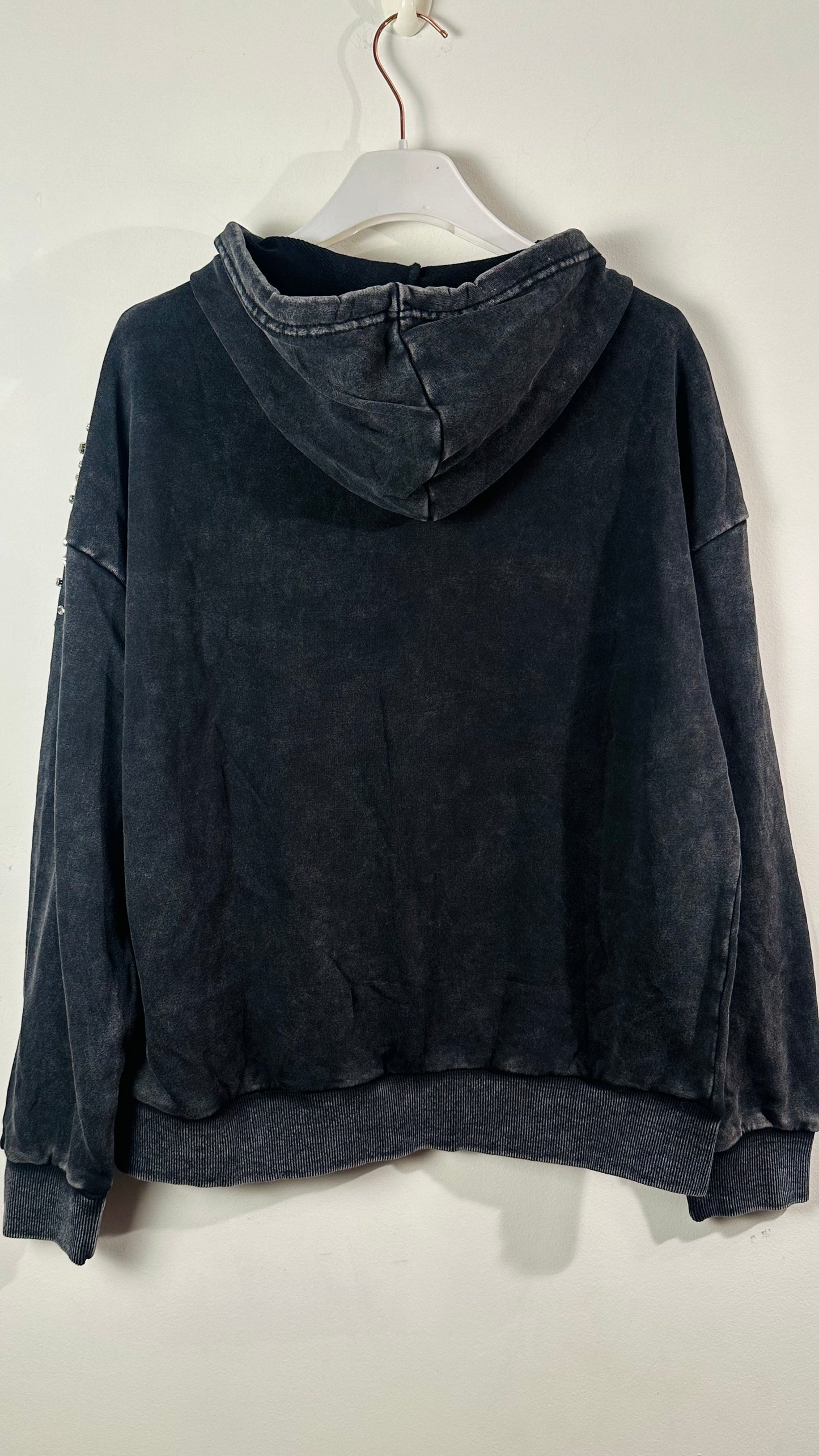 Sudadera Strass con cremallera