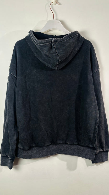 Sudadera Strass con cremallera