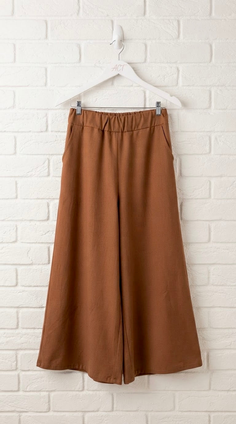 Pantalón Culotte Ancho +3 Colores