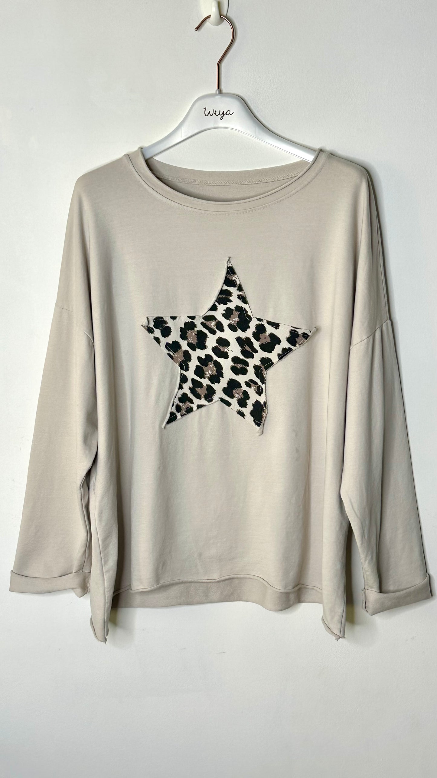 Sudadera de estrella print +2 colores
