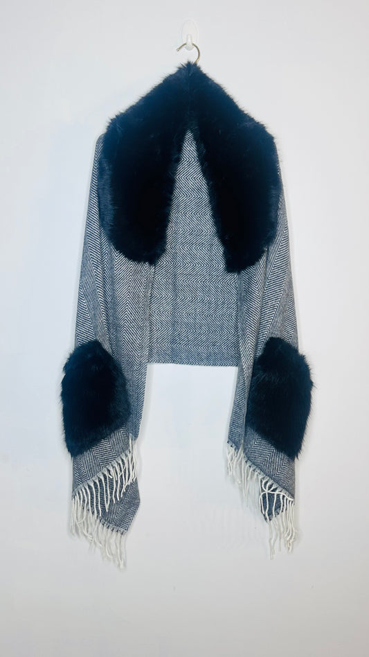 Chal de espiga +2 colores