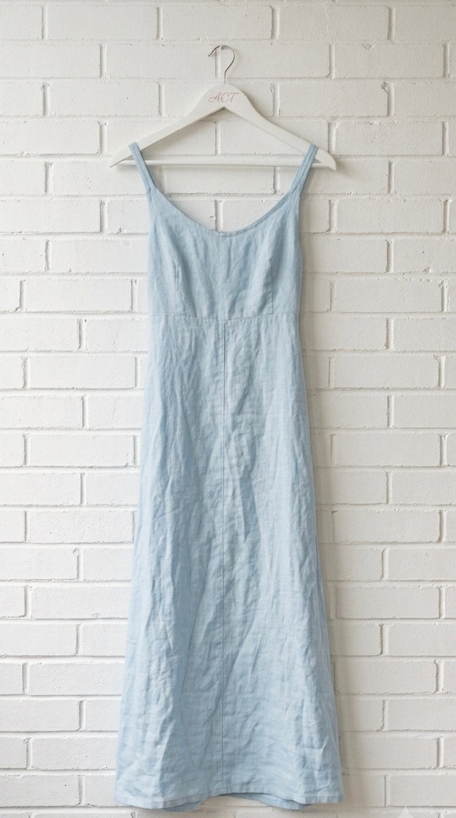 Vestido de lino oasis fluido +4 colores
