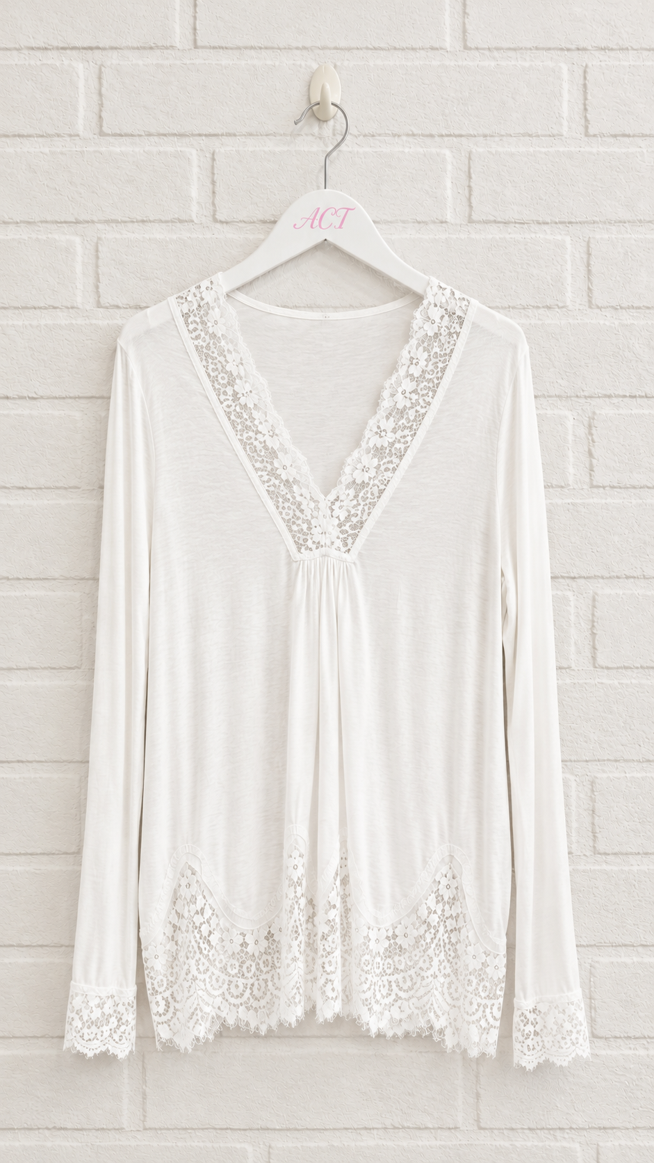 Lingerie-style T-shirt +5 colors