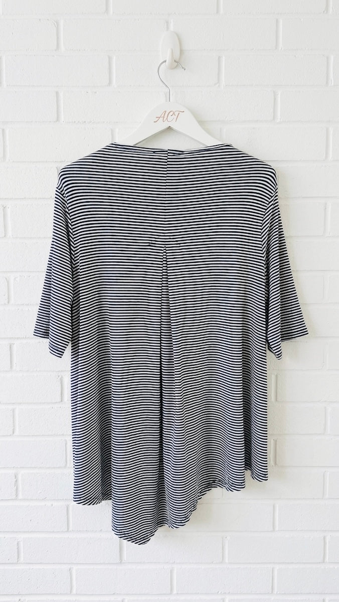 Camiseta oversize rayas +1 color