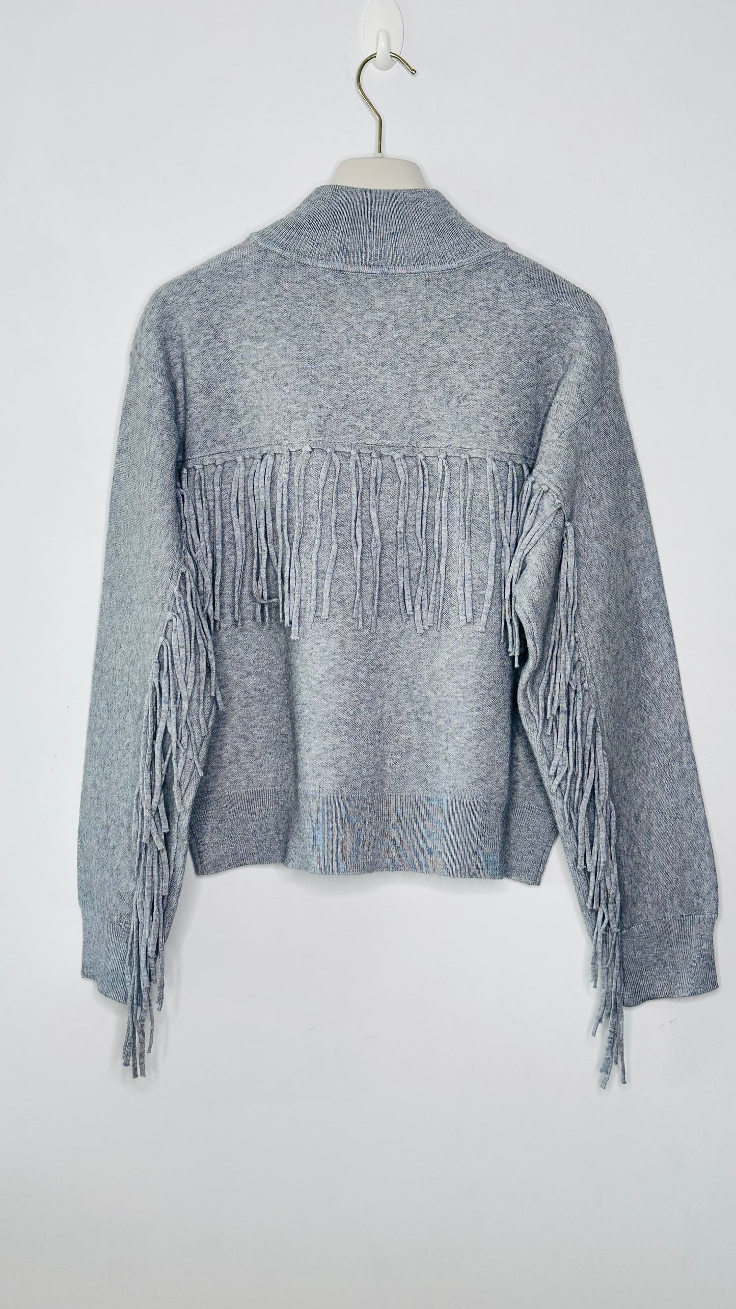 Cárdigan crop flecos +2 colores