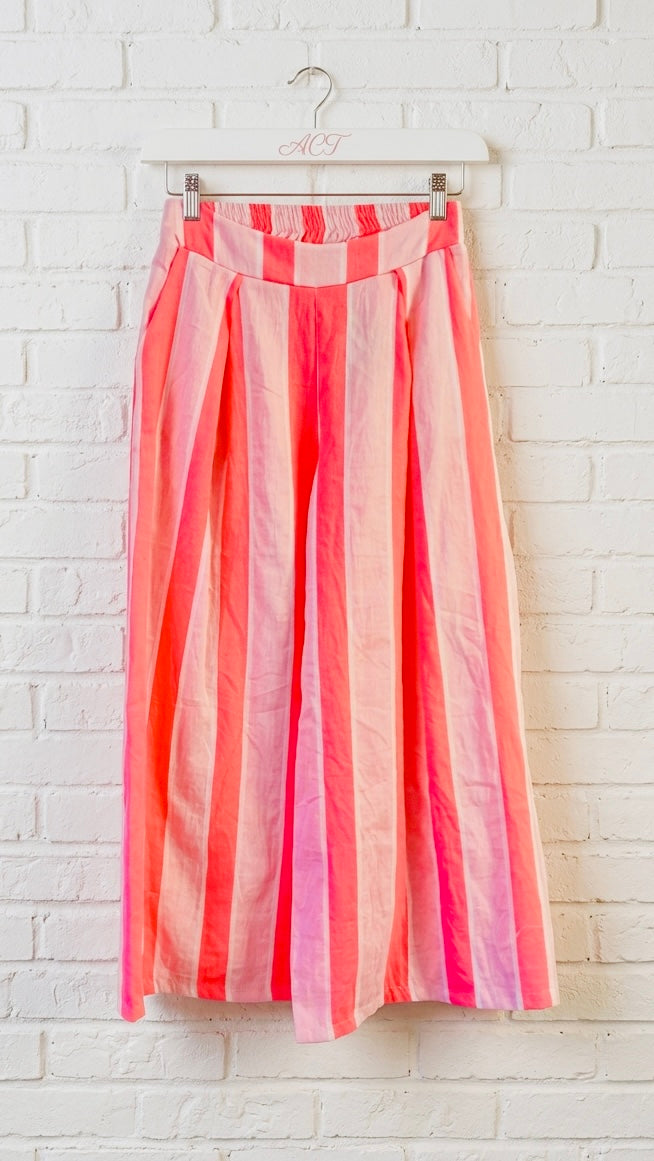 Pantalón chic rayas