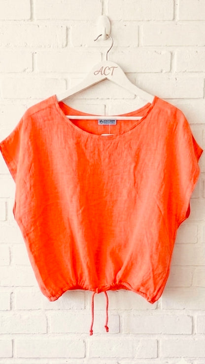 Blusa cordón lino Aurora +5 colores