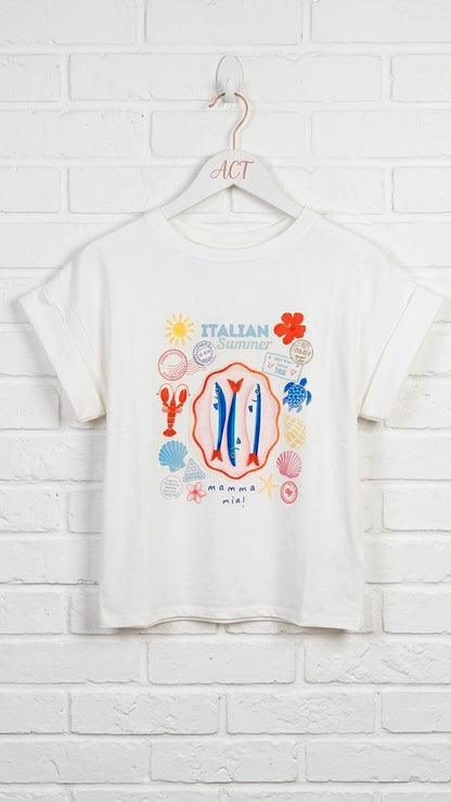 Camiseta Sardina Summer +1 color