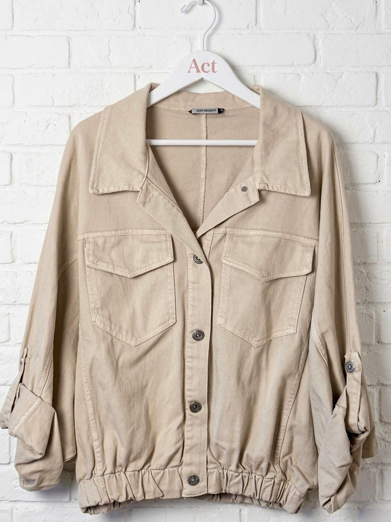 Chaqueta Bomber sarga+1 color