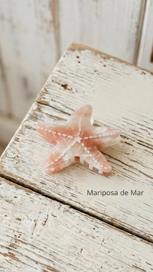 Pinza de pelo estrellita de mar +5 modelos