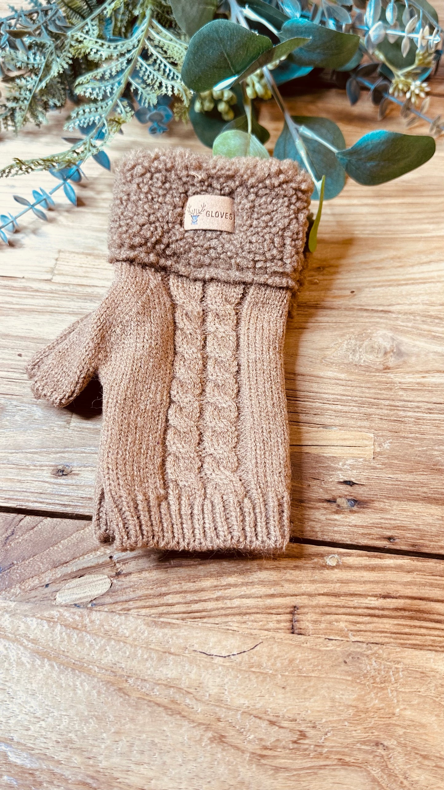 Mitones trenza +4colores