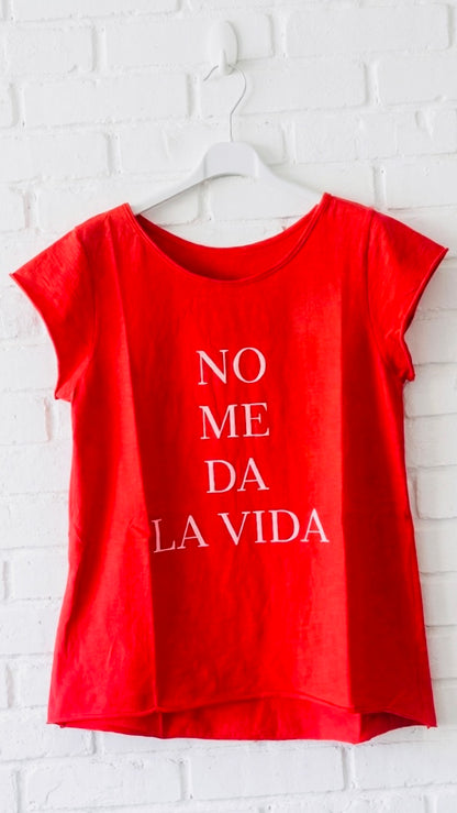 Camiseta no me da la vida +10 colores