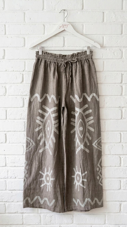 Pantalón boho ojo místico