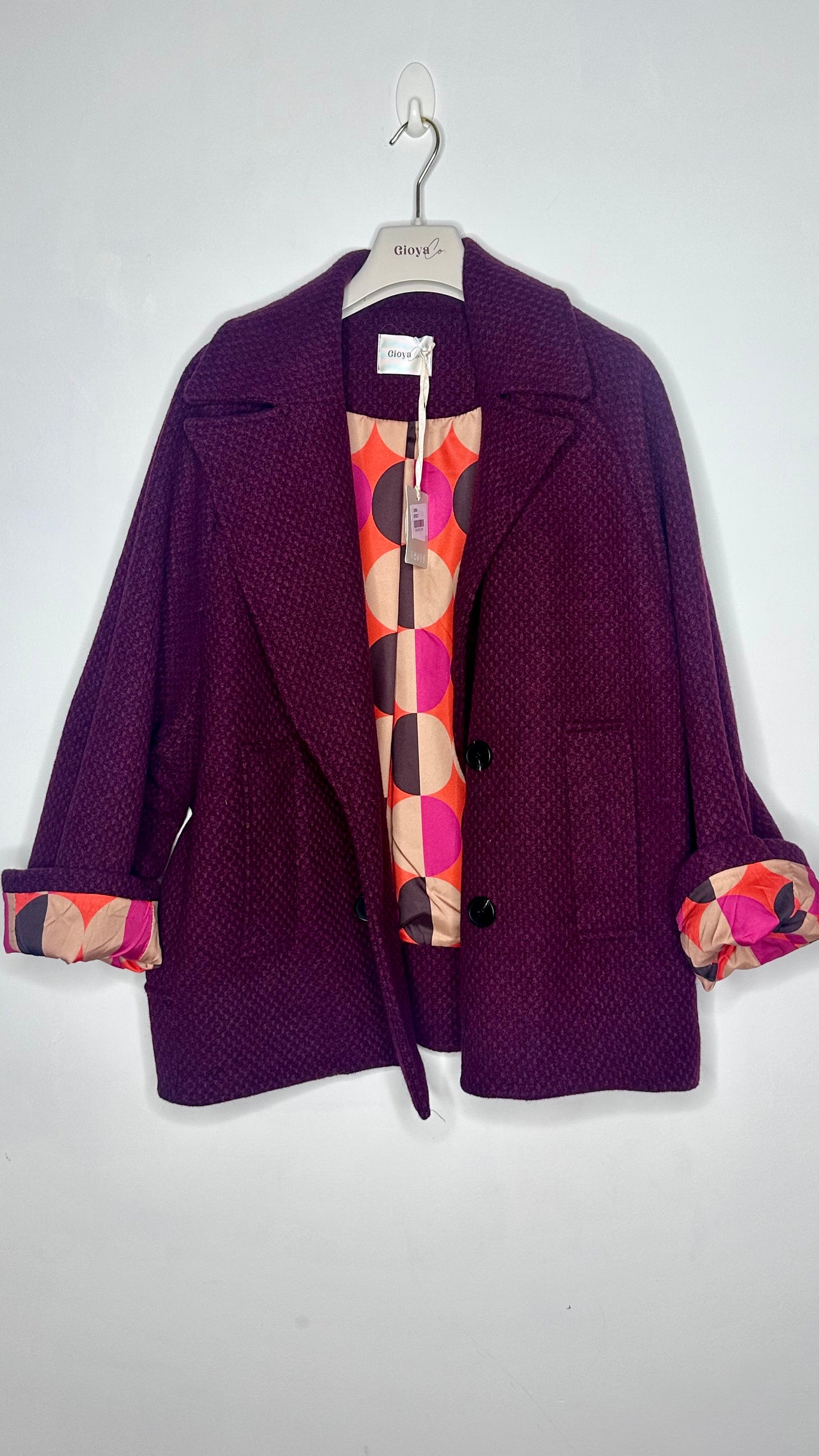 Chaquetón gioya burdeos