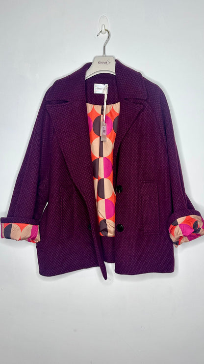 Chaquetón gioya burdeos