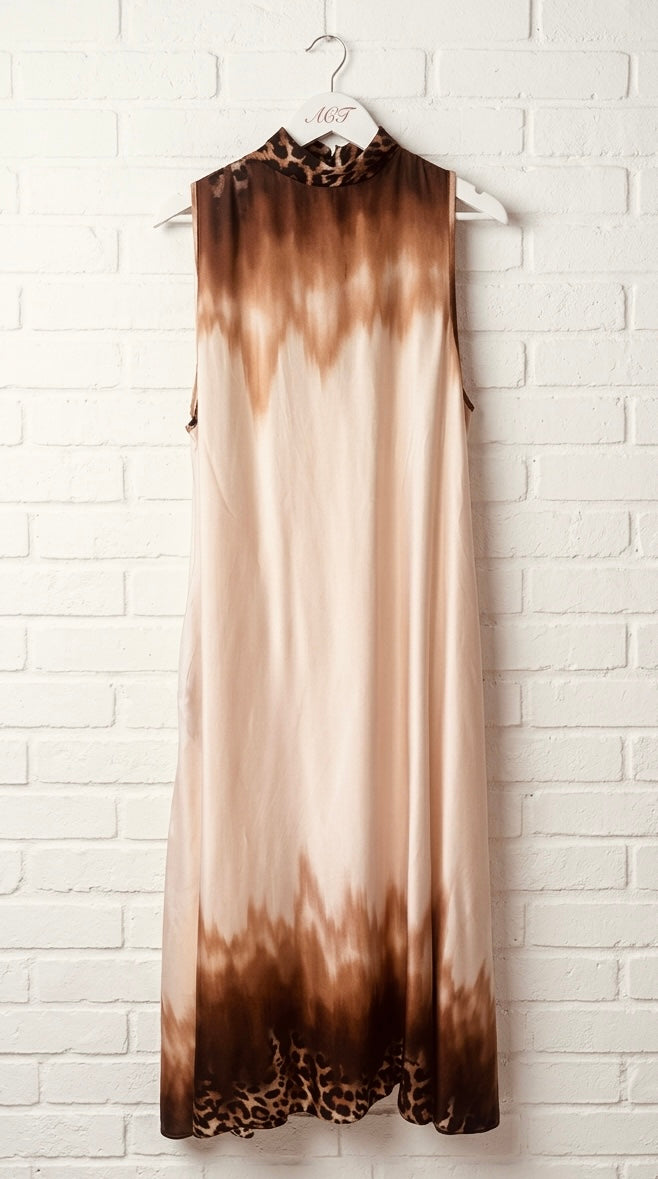 Vestido sienna ombré