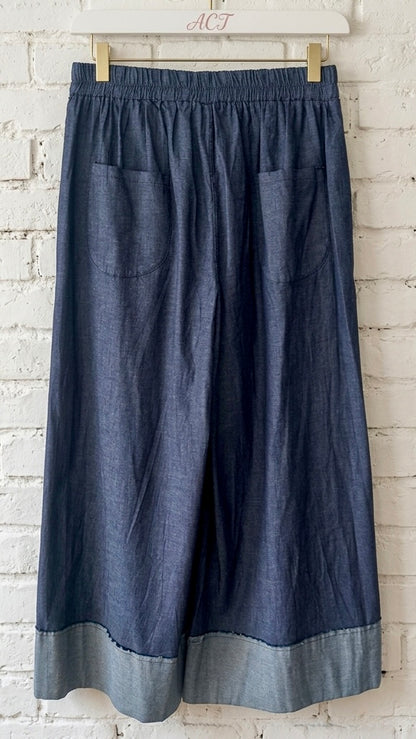 Pantalón cambray denim
