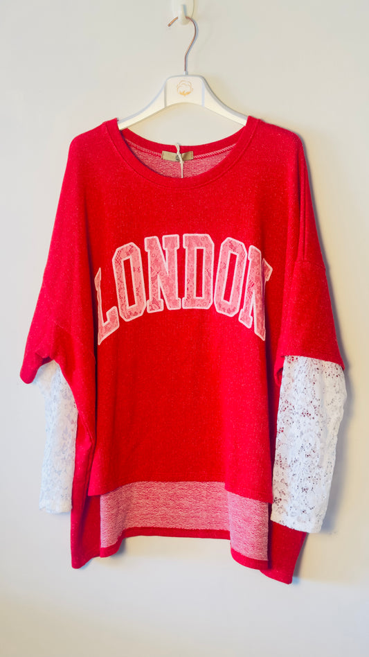 Sudadera felpa London +2 colores