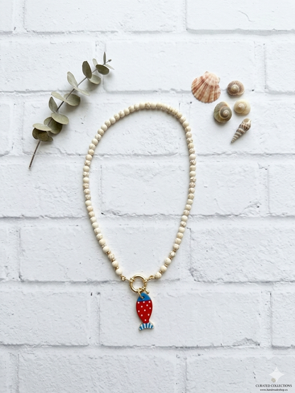 Collar pez de cerámica