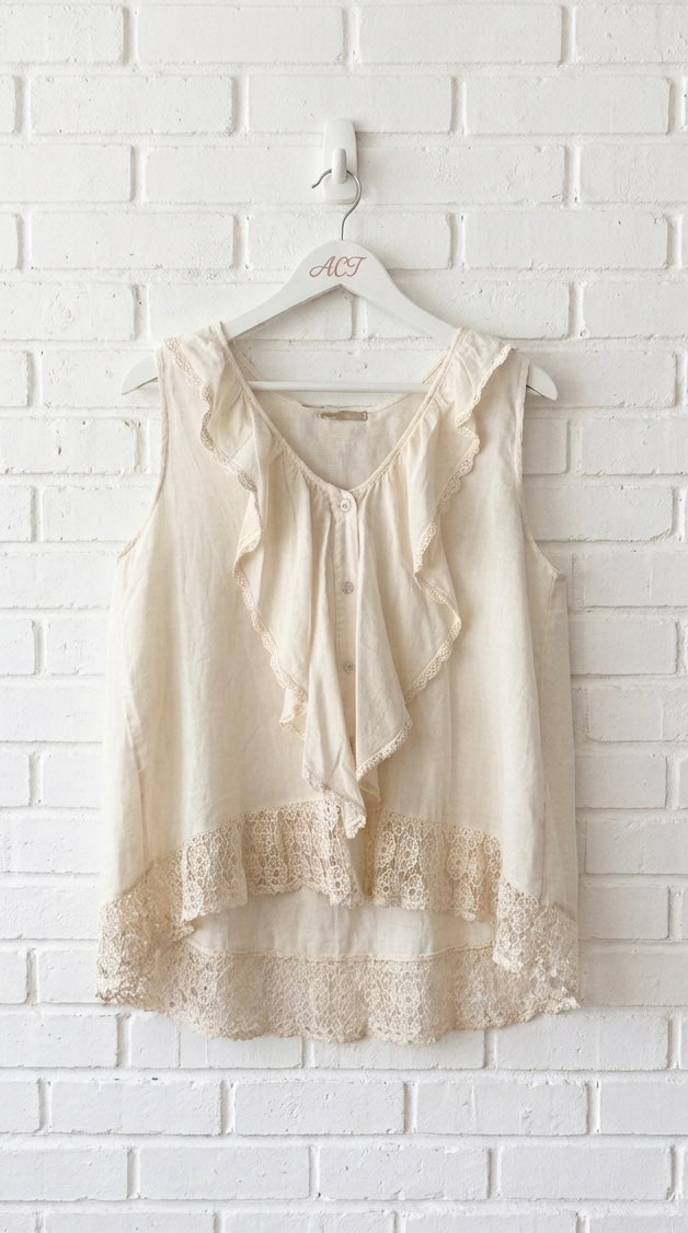 Blusa valentina con volantes +1 color