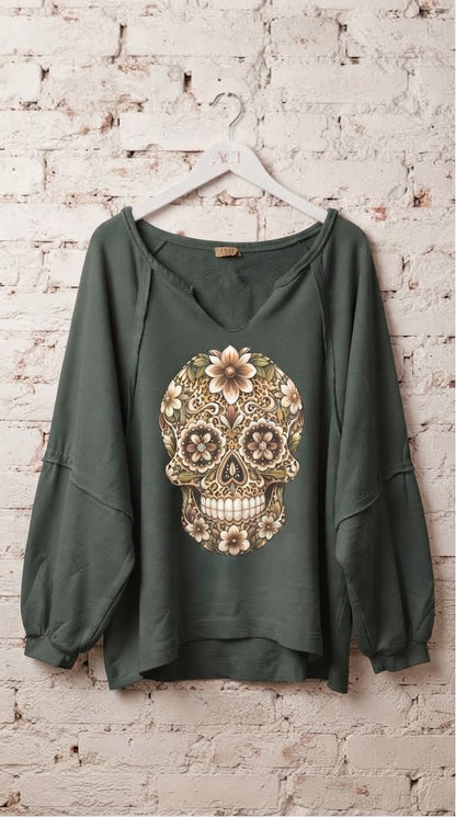 Sudadera Catrina Floral +2 colores