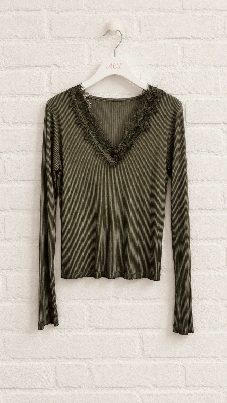 Camiseta Rib Lencera