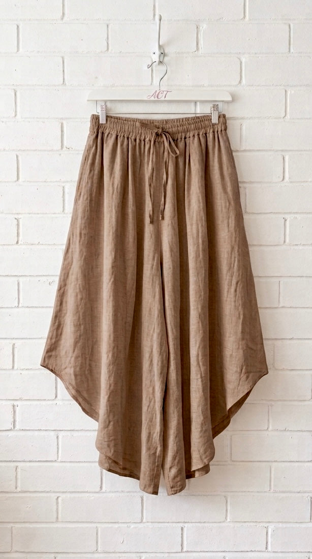 Pantalón lino asimétrico +3 colores