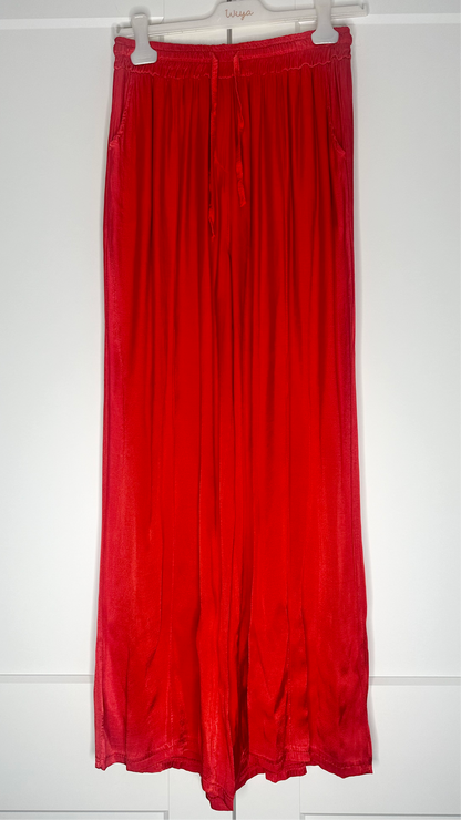 Pantalón raso palazzo