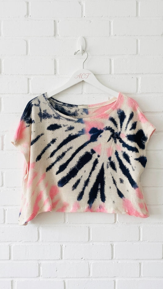 Top Crop Tie-Dye