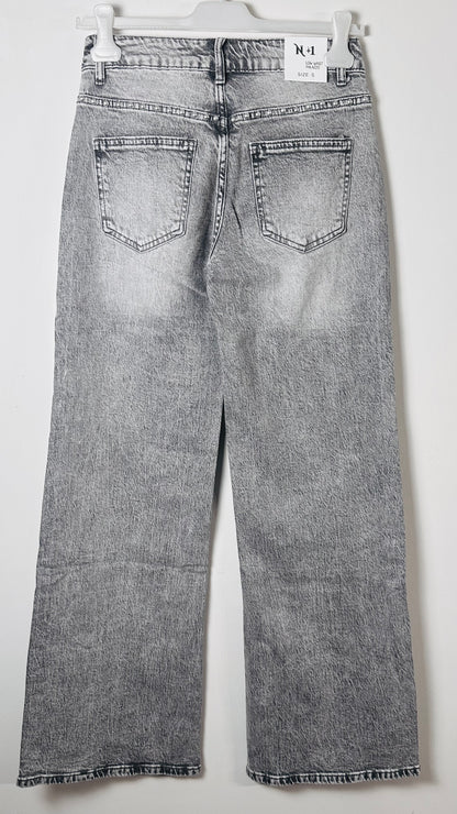 Pantalón tejano whit love gris