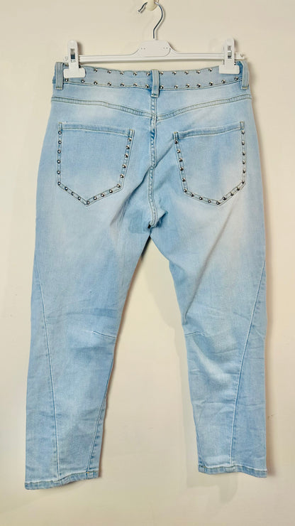 Pantalón pitillo S-woman tachas