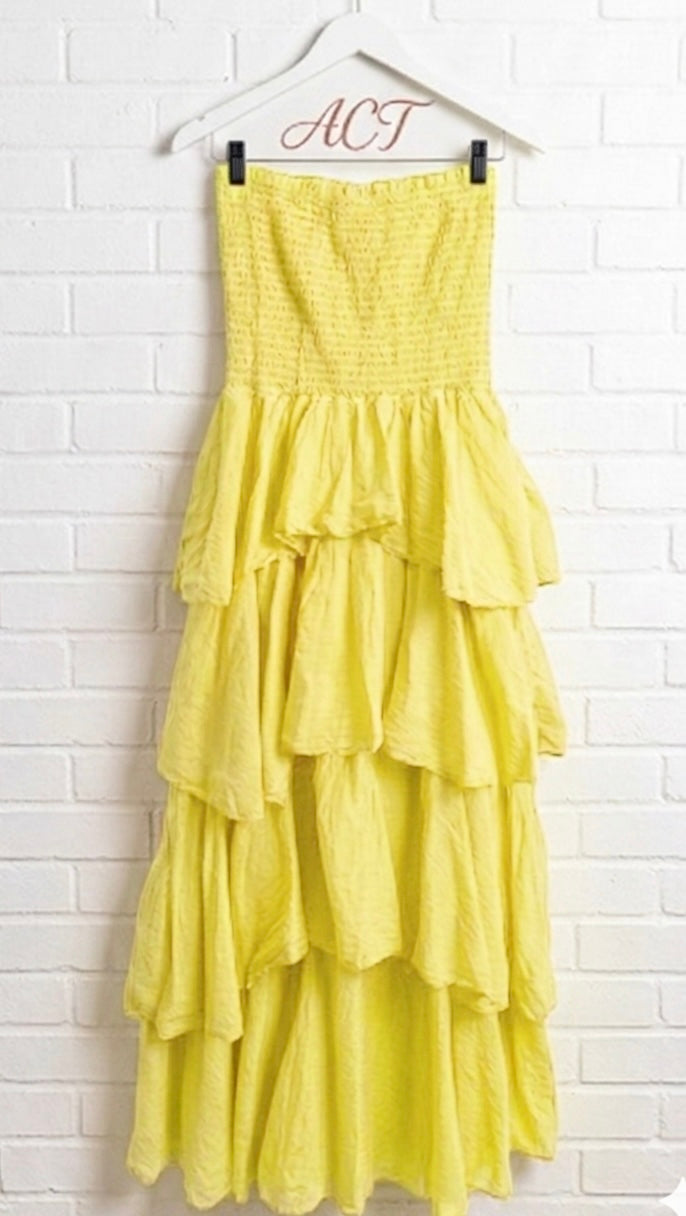 Vestido Maxi escote palabra de honor +8 colores